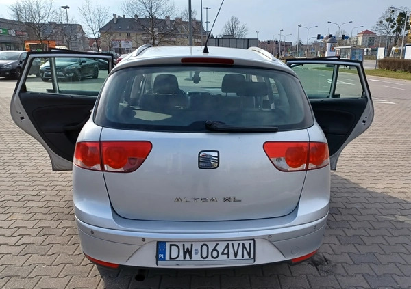 Seat Altea XL cena 13000 przebieg: 245000, rok produkcji 2008 z Wrocław małe 154